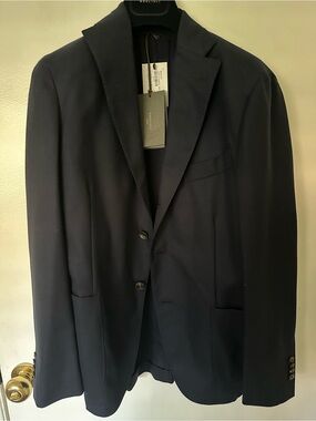 Boglioli 100% Wood Blazer - Tailored Two-Button Jacket